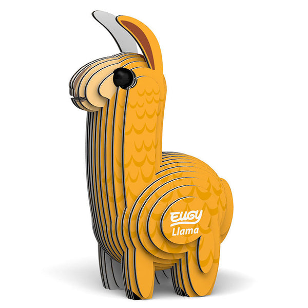 3D Cardboard Model Kit | Llama | Eugy