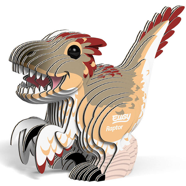 3D Cardboard Model Kit | Raptor | Eugy