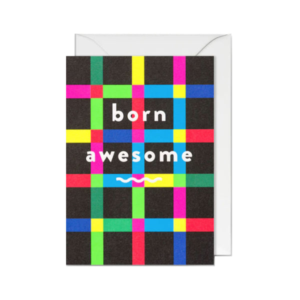 Birthday Card | Born Awesome | Lagom Design