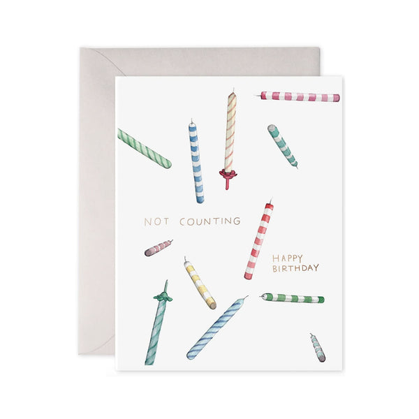 Birthday Card | Not Counting Candles | E.Frances Paper