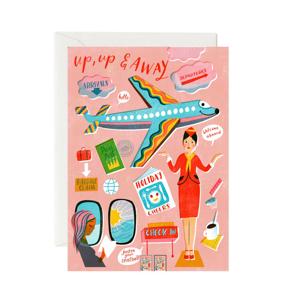 Bon Voyage & Retirement Card | Up Up and Away | Nuovo Group