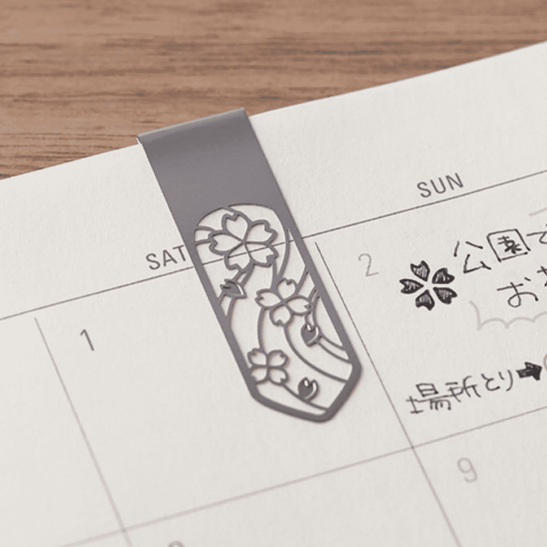 Bookmark | Clip Bookmarker | Flower | Midori