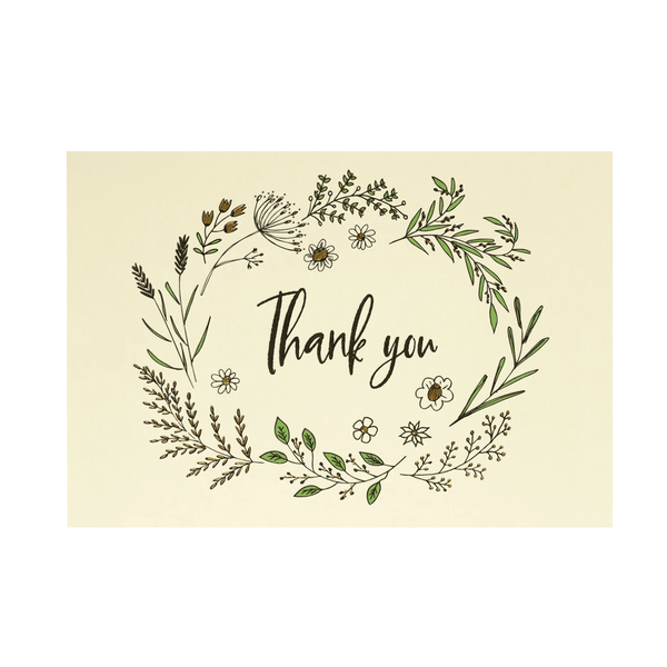 Thank You Card | Boxed Set | Thank You | Peter Pauper Press | 11 DESIGN OPTIONS AVAILABLE