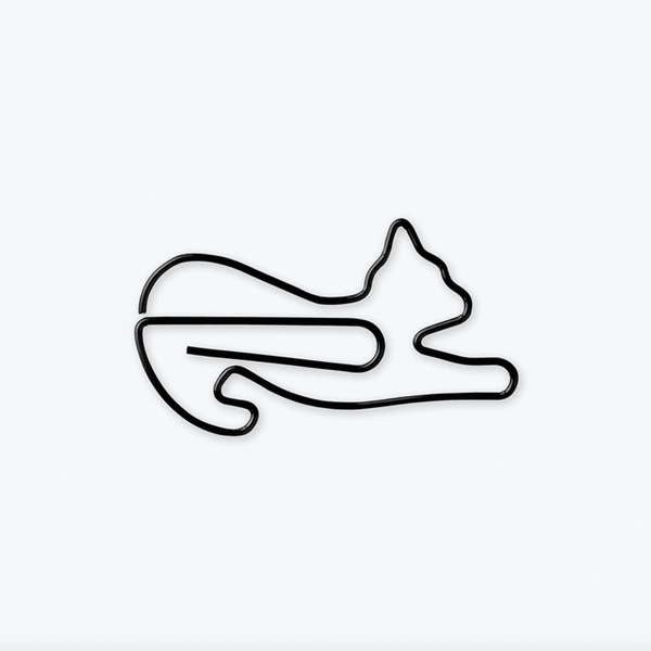 Paper Clip | Mini D - Clip | Stretching Cat | Midori
