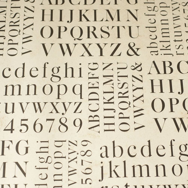 Italian Paper | Alphabet | Rossi 1931
