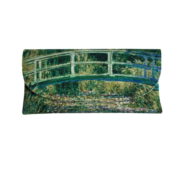 Microfibre Valour Glasses Case | Monet | Waterlilies and Japanese Bridge | Colorathur