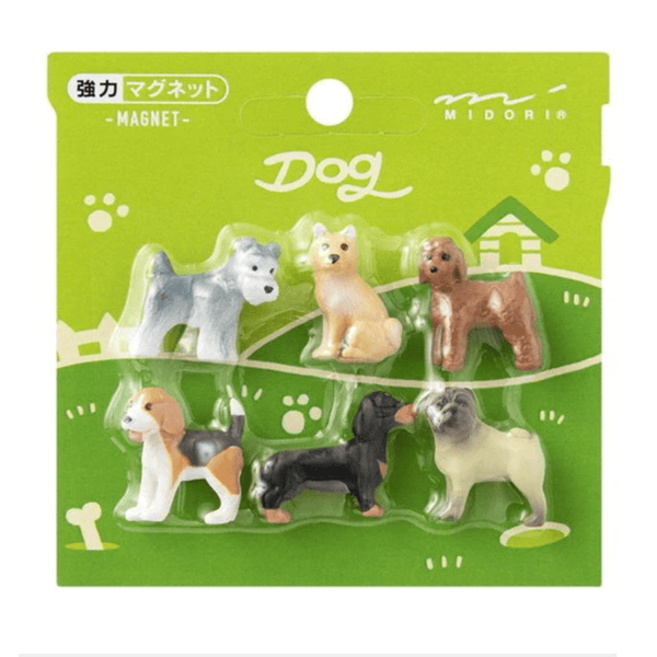 Magnet Set | Set Of 6 | Dog | Midori