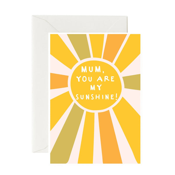 Mother's Day Card | Mum You Are My Sunshine | Think of Me