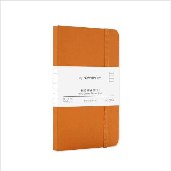 Notebook | Executive Series | Unlined | A6 | myPaperclip | 5 COLOUR OPTIONS AVAILABLE