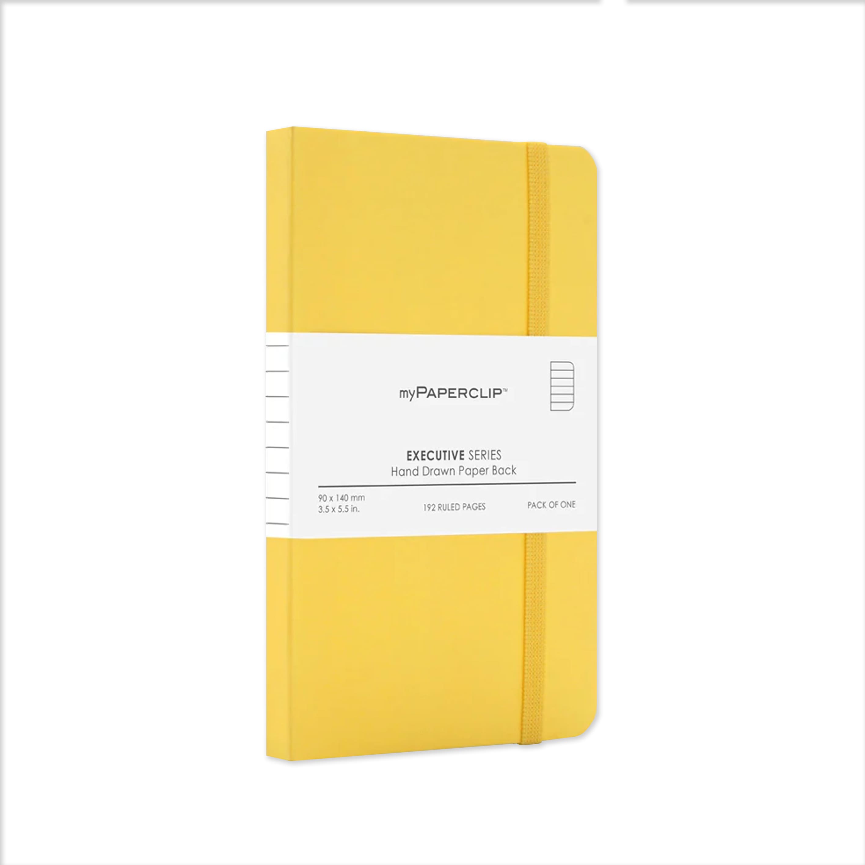 Notebook | Executive Series | Unlined | A6 | myPaperclip | 5 COLOUR OPTIONS AVAILABLE