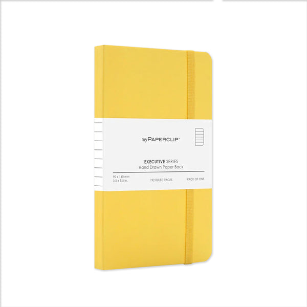 Notebook | Executive Series | Unlined | A6 | myPaperclip | 5 COLOUR OPTIONS AVAILABLE