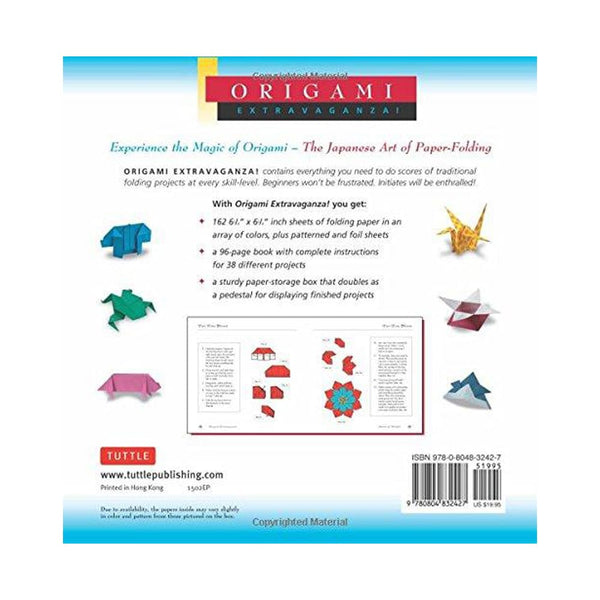 Origami Kits | Origami Extravaganza | 38 Models | 162 Sheets | Tuttle