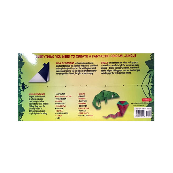 Origami Kits | Origami jungle | 20 Models | 96 Sheets | Tuttle