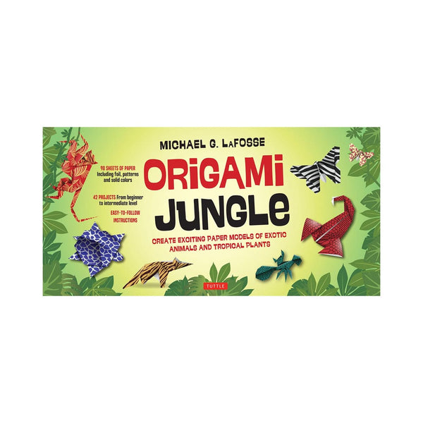 Origami Kits | Origami jungle | 20 Models | 96 Sheets | Tuttle