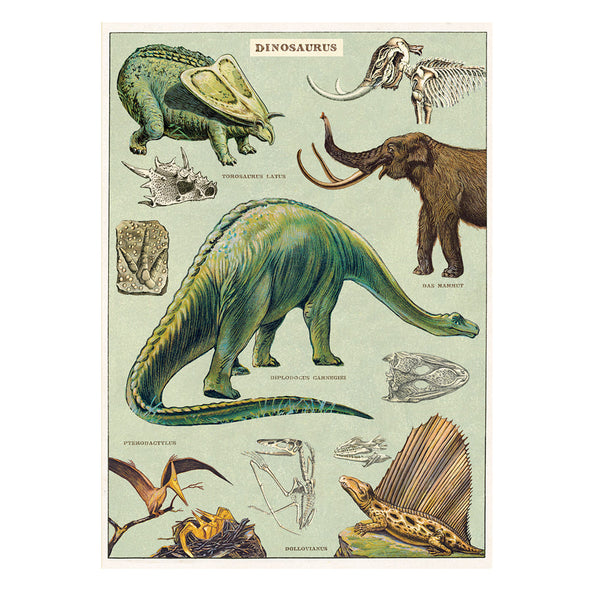 Vintage Poster | Dinosaur | Cavallini & Co.