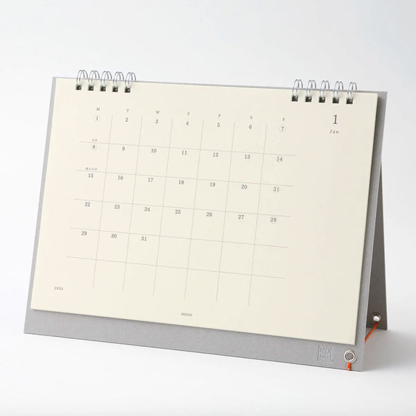 2024 Desk Calendar | Single Monthly | MD Paper | Midori