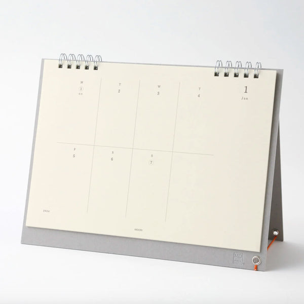 2024 Desk Calendar | Single Weekly | MD Paper | Midori