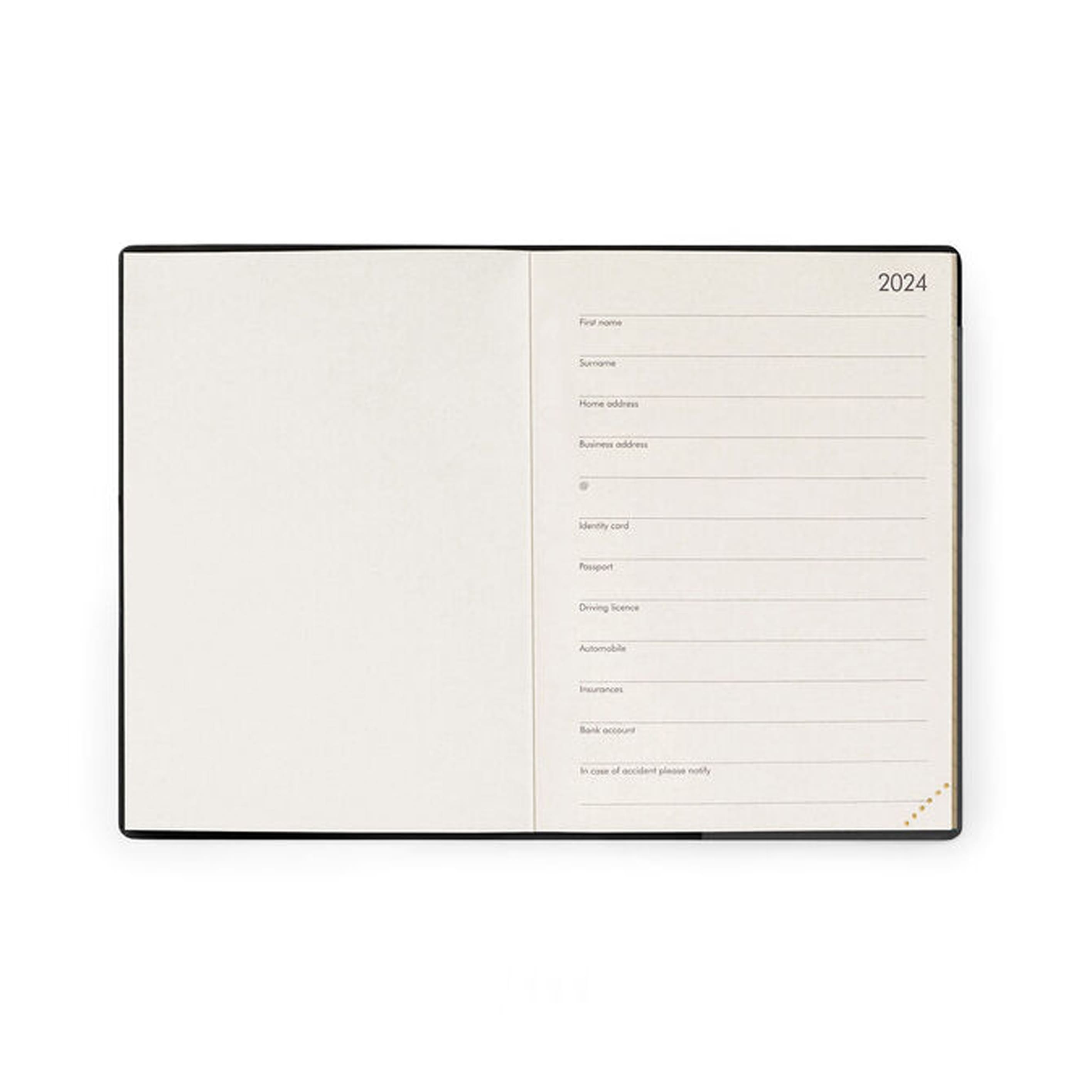 2024 Diary | Small | Daily | Legami | 7 COLOUR OPTIONS AVAILABLE