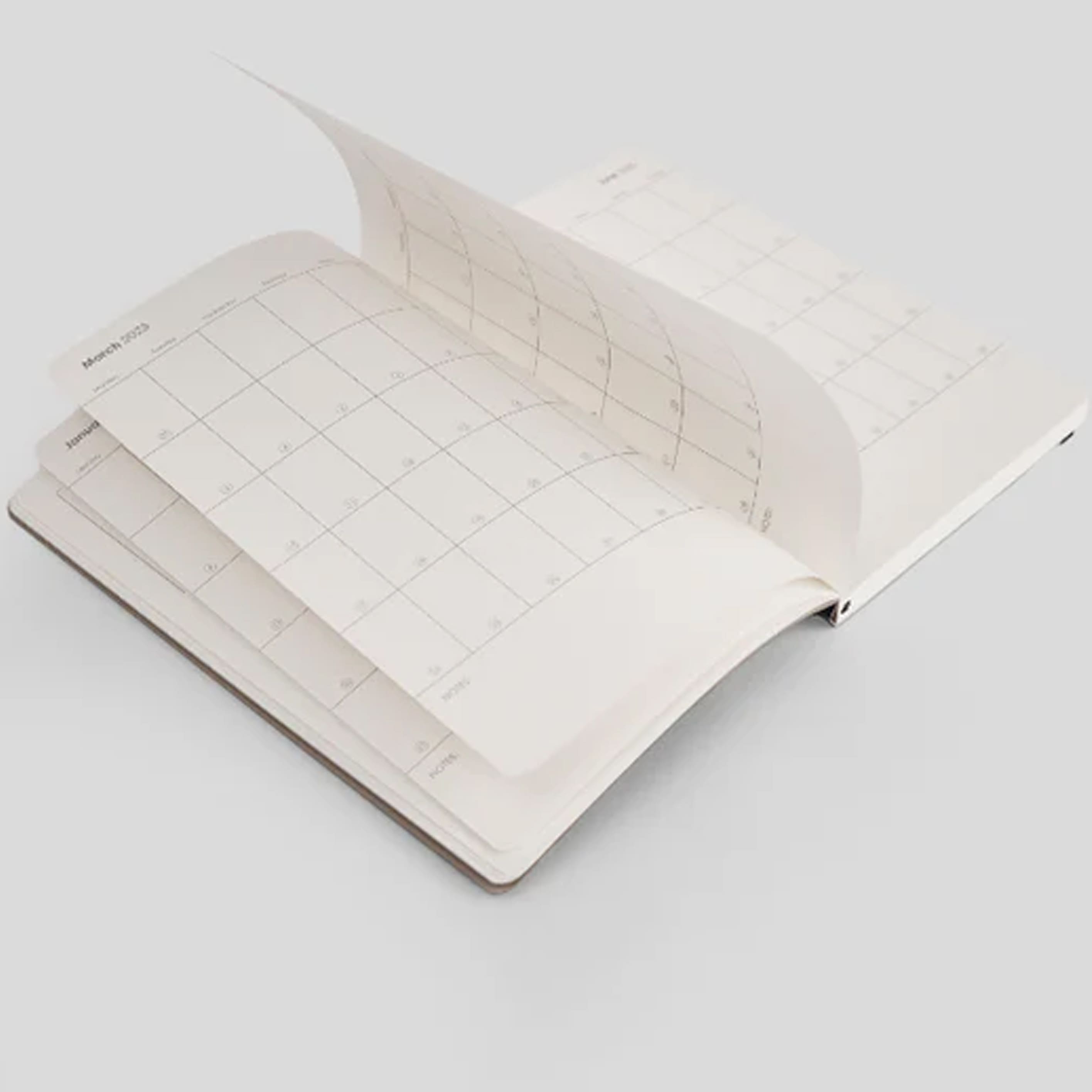 2025 Planner | Weekly | Hand Drawn PU Back | myPaperclip | 3 COLOUR OPTIONS AVAILABLE