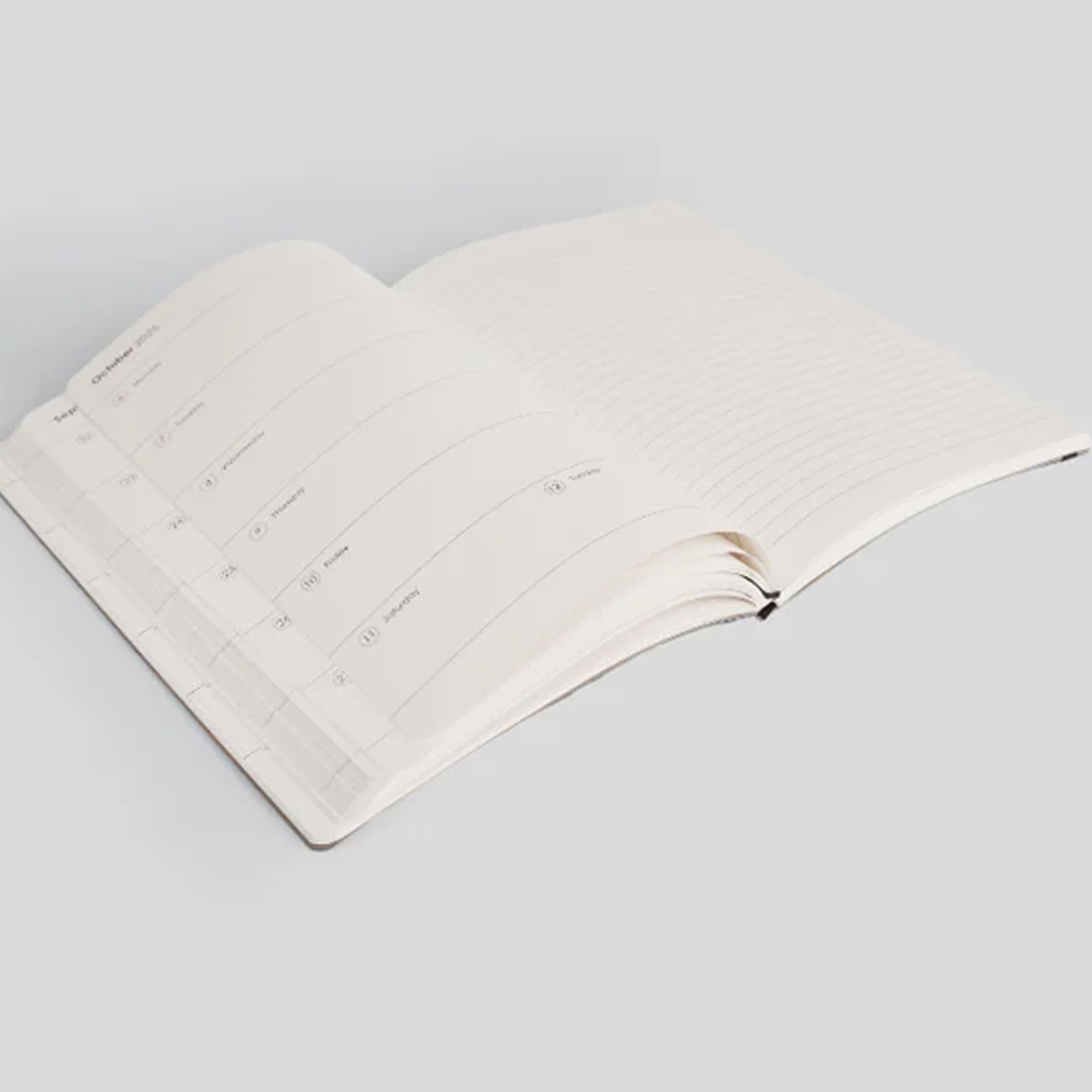 2025 Planner | Weekly | Hand Drawn PU Back | myPaperclip | 3 COLOUR OPTIONS AVAILABLE