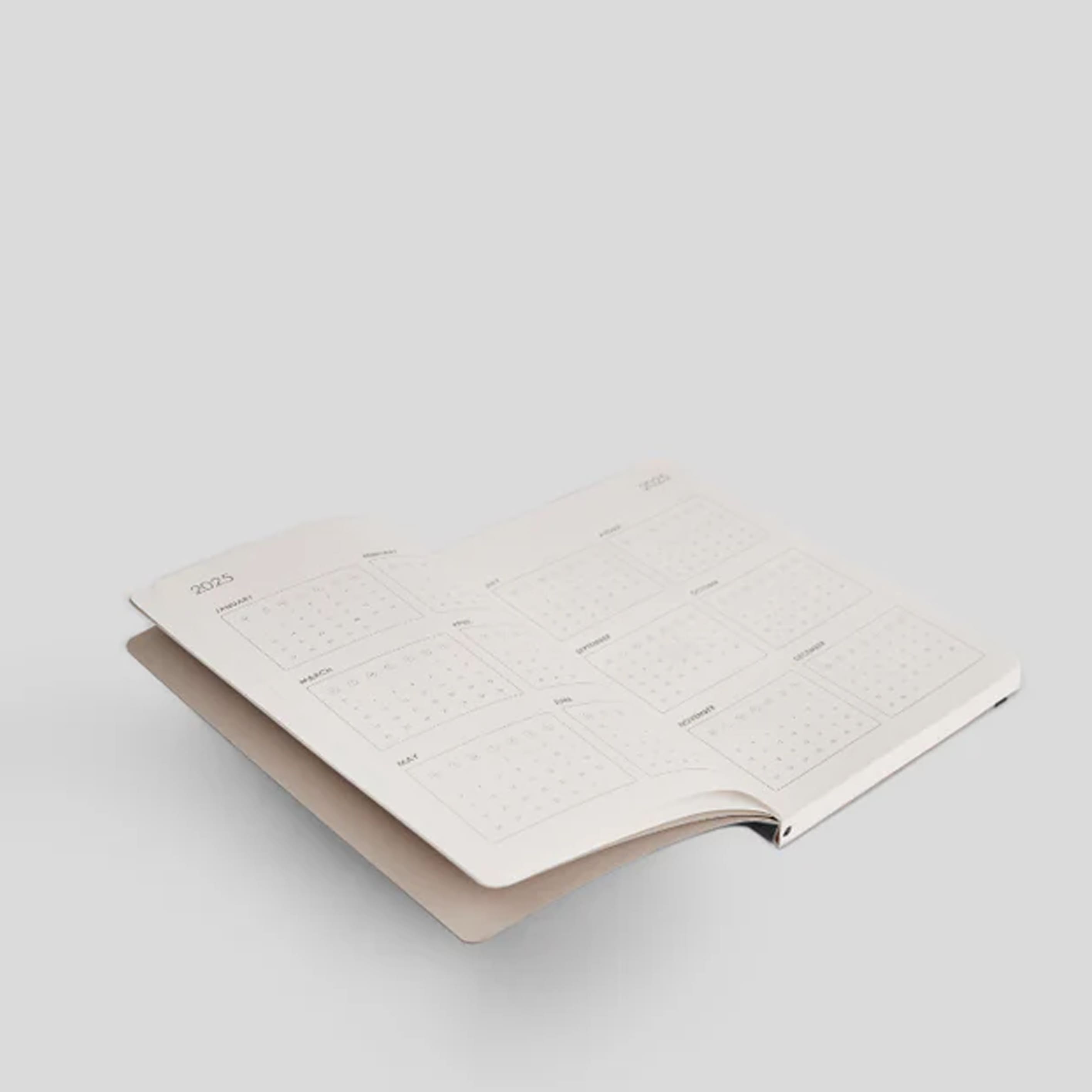 2025 Planner | Weekly | Hand Drawn PU Back | myPaperclip | 3 COLOUR OPTIONS AVAILABLE