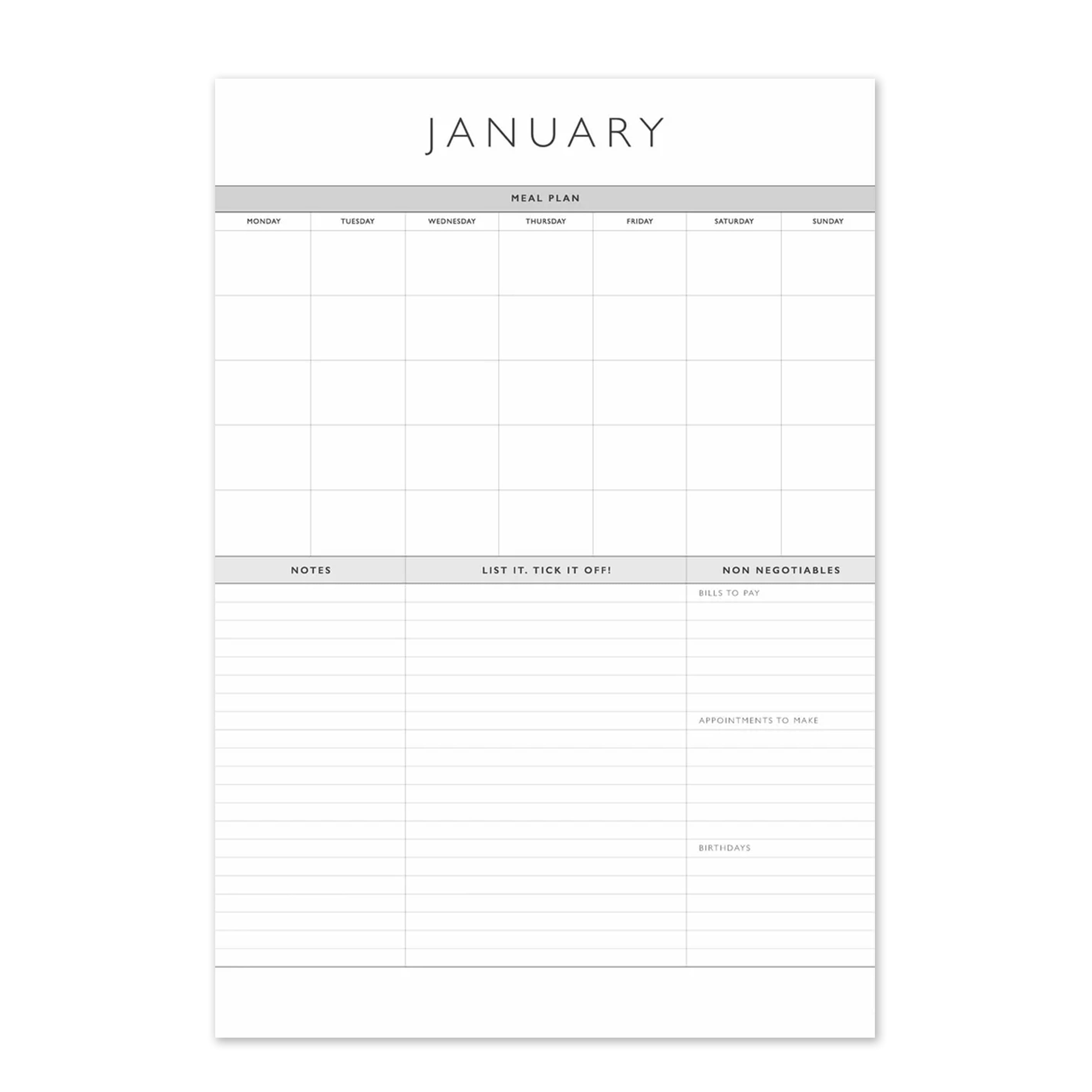 2025 Wall Calendar | Home Hustle | Write To Me