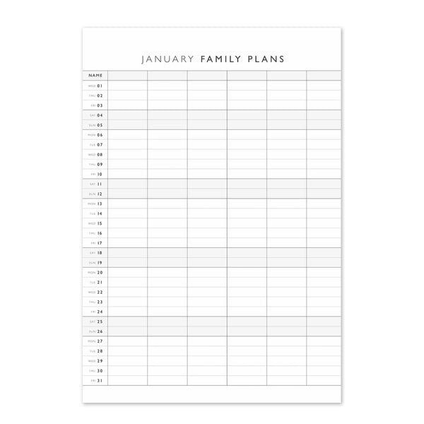 2025 Wall Calendar | Home Hustle | Write To Me