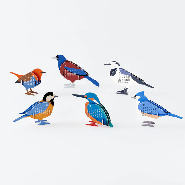 2026 3D Calendar | Birds | Good Morning
