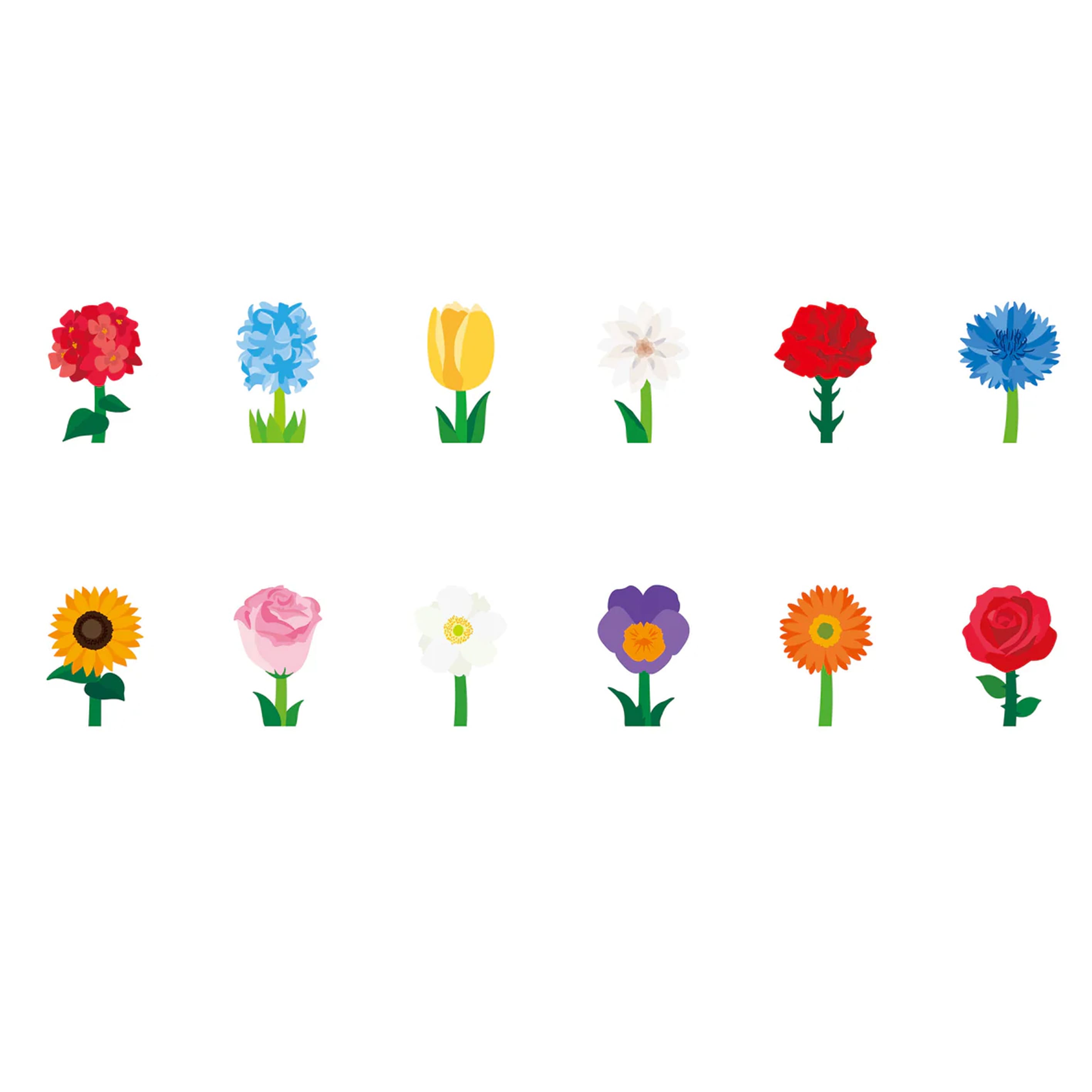 2026 3D Calendar | Flowers | Good Morning