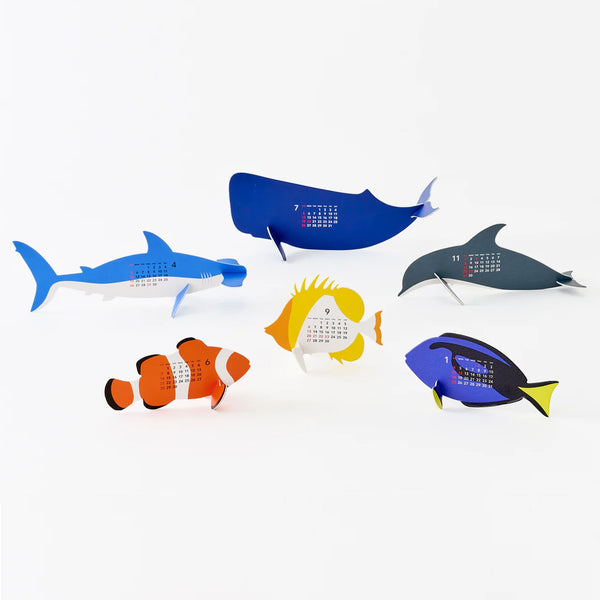 2026 3D Calendar | Ocean | Good Morning