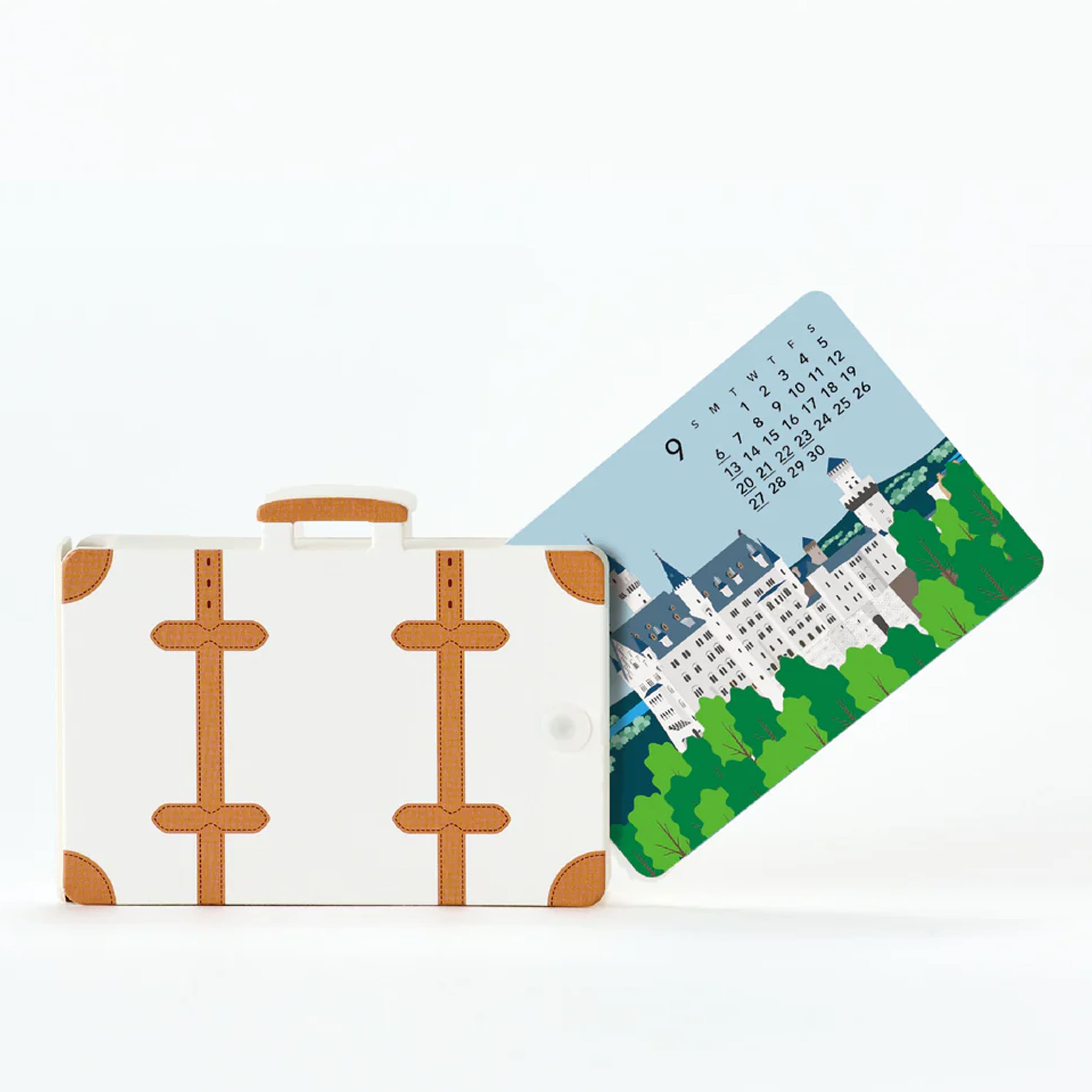 2026 3D Calendar | Travel | Good Morning