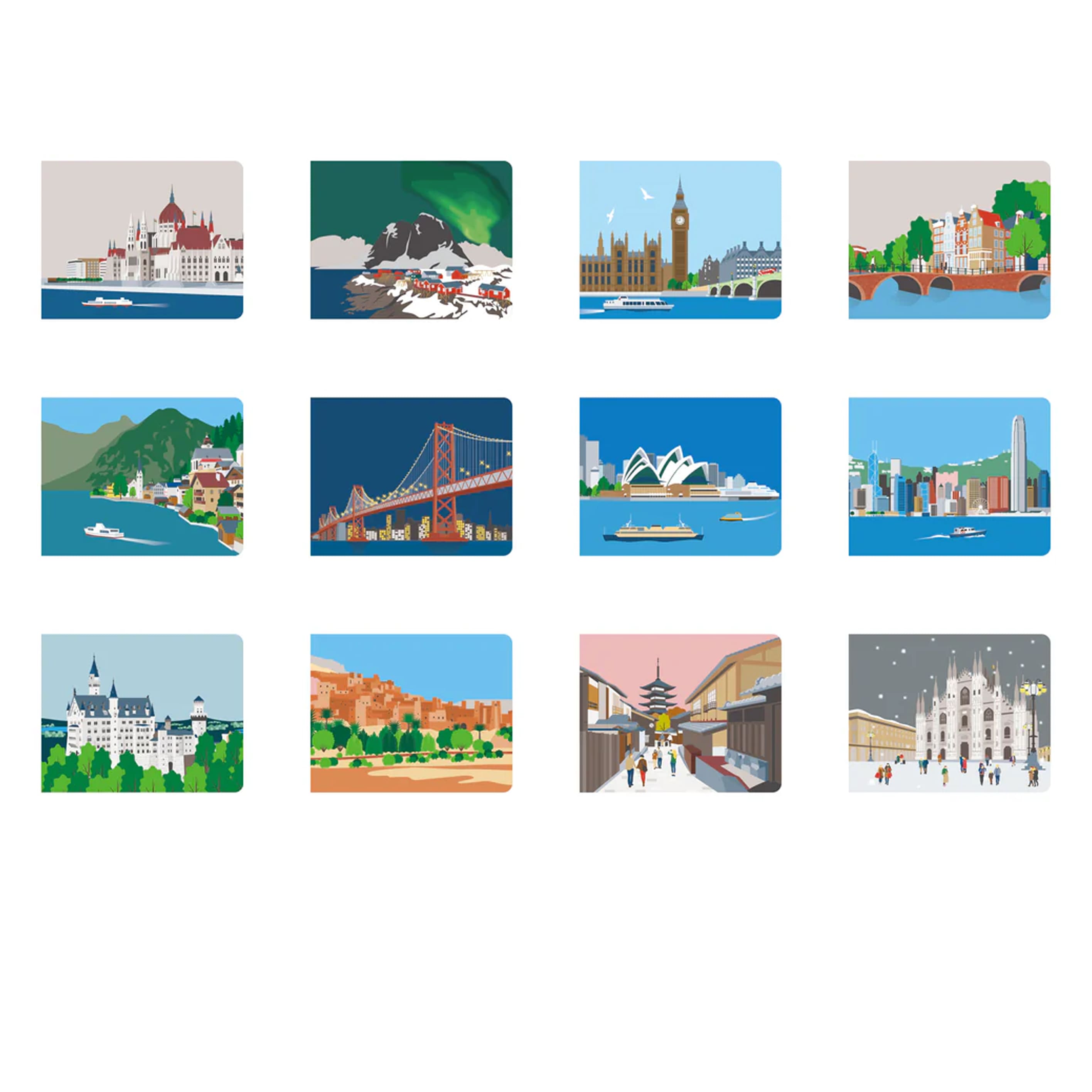 2026 3D Calendar | Travel | Good Morning