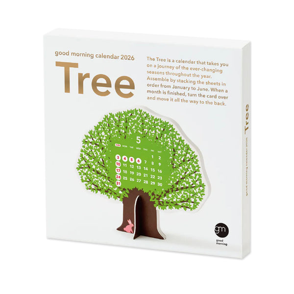 2026 3D Calendar | Tree | Good Morning