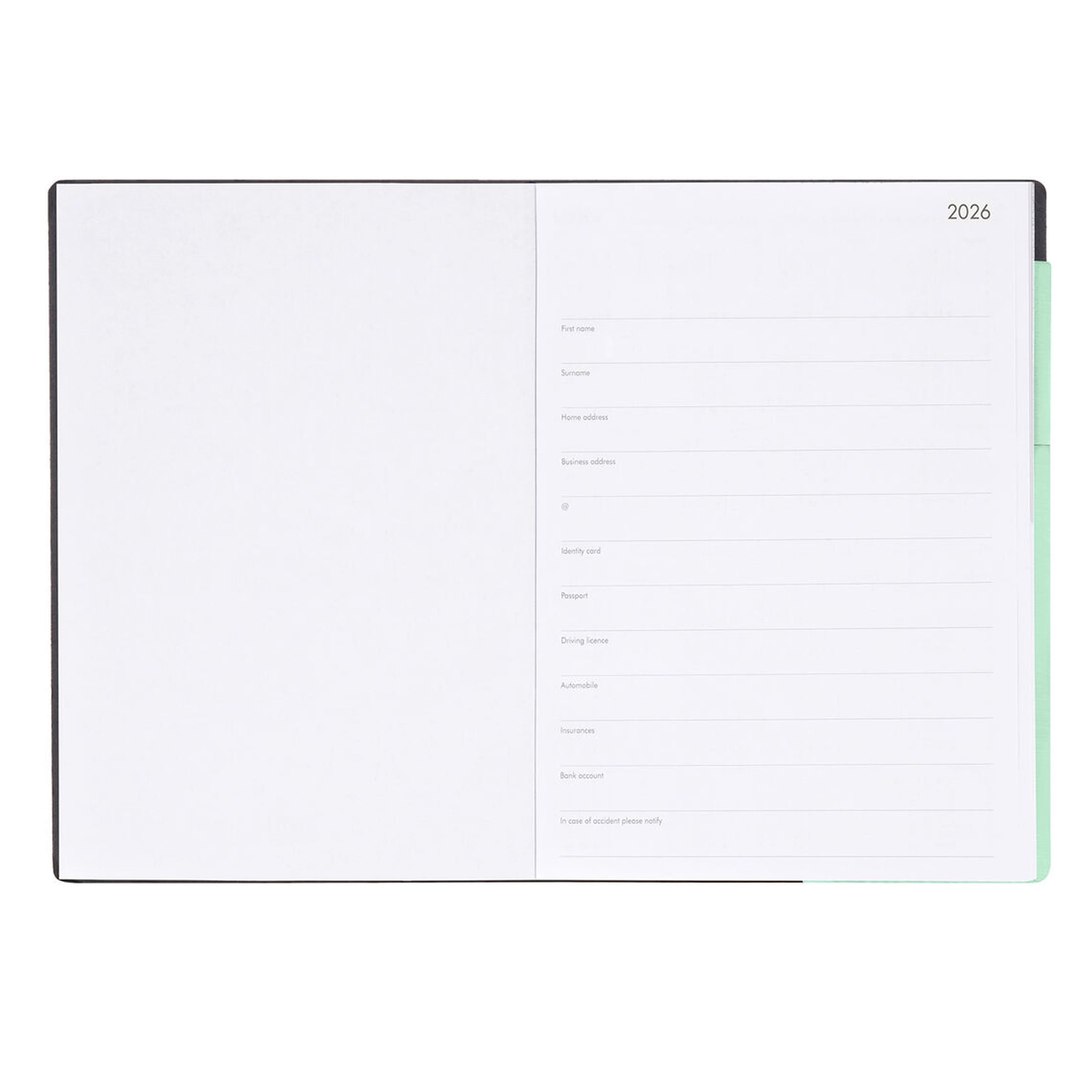 2026 Diary | Large | Weekly & Daily | Legami | 4 COLOUR OPTIONS AVAILABLE