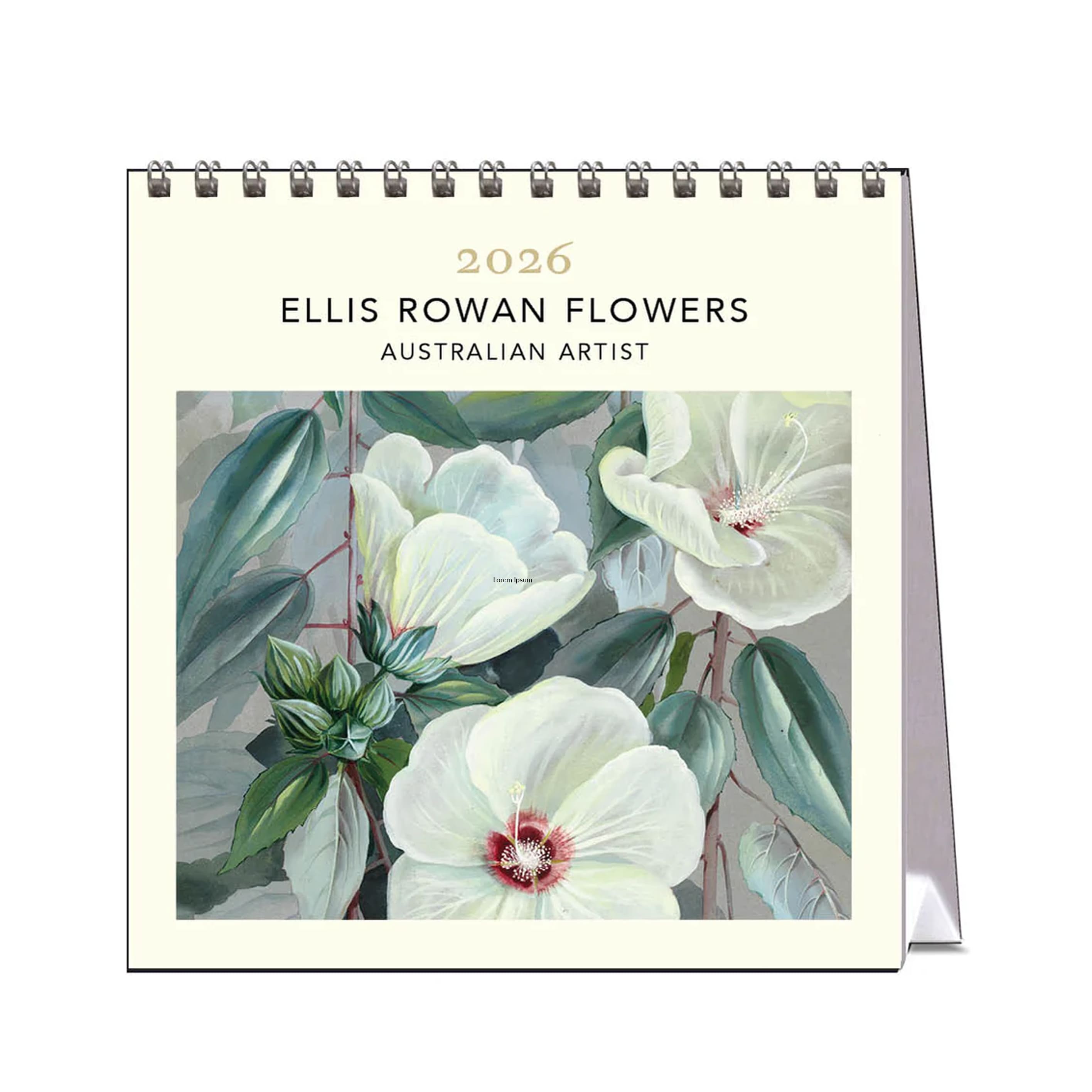 2026 Desk Calendar | Ellis Rowan Flowers | Vevoke