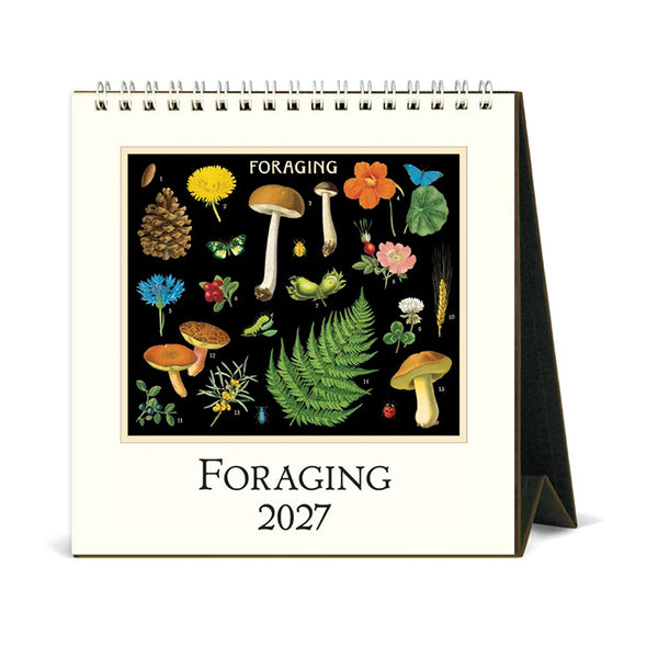 2027 Desk Calendar | Foraging | Cavallini & Co.