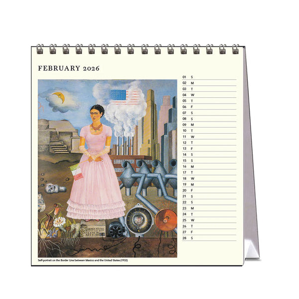 2026 Desk Calendar | Frida Kahlo | Vevoke