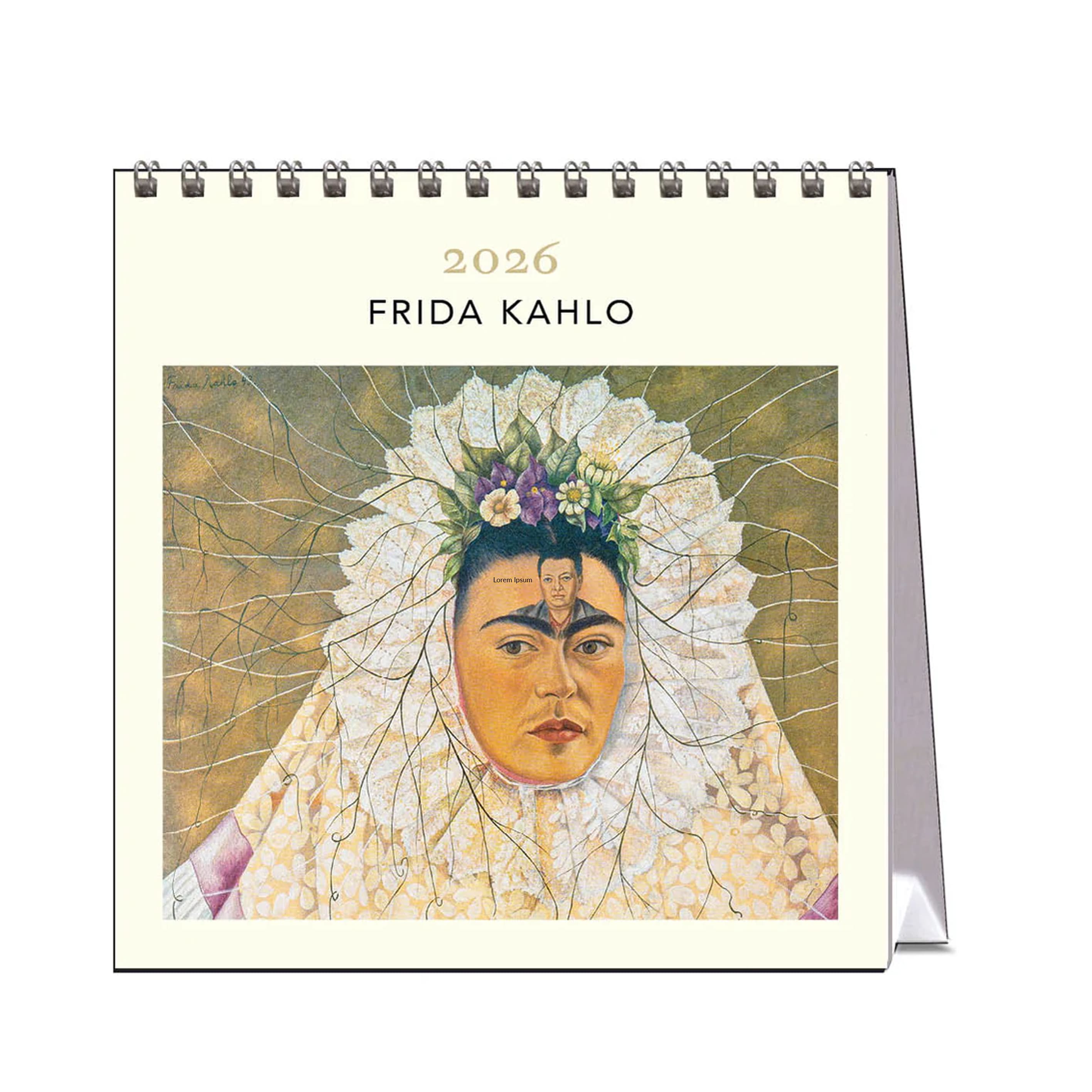 2026 Desk Calendar | Frida Kahlo | Vevoke