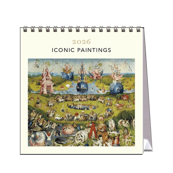2026 Desk Calendar | Iconic Paintings | Vevoke