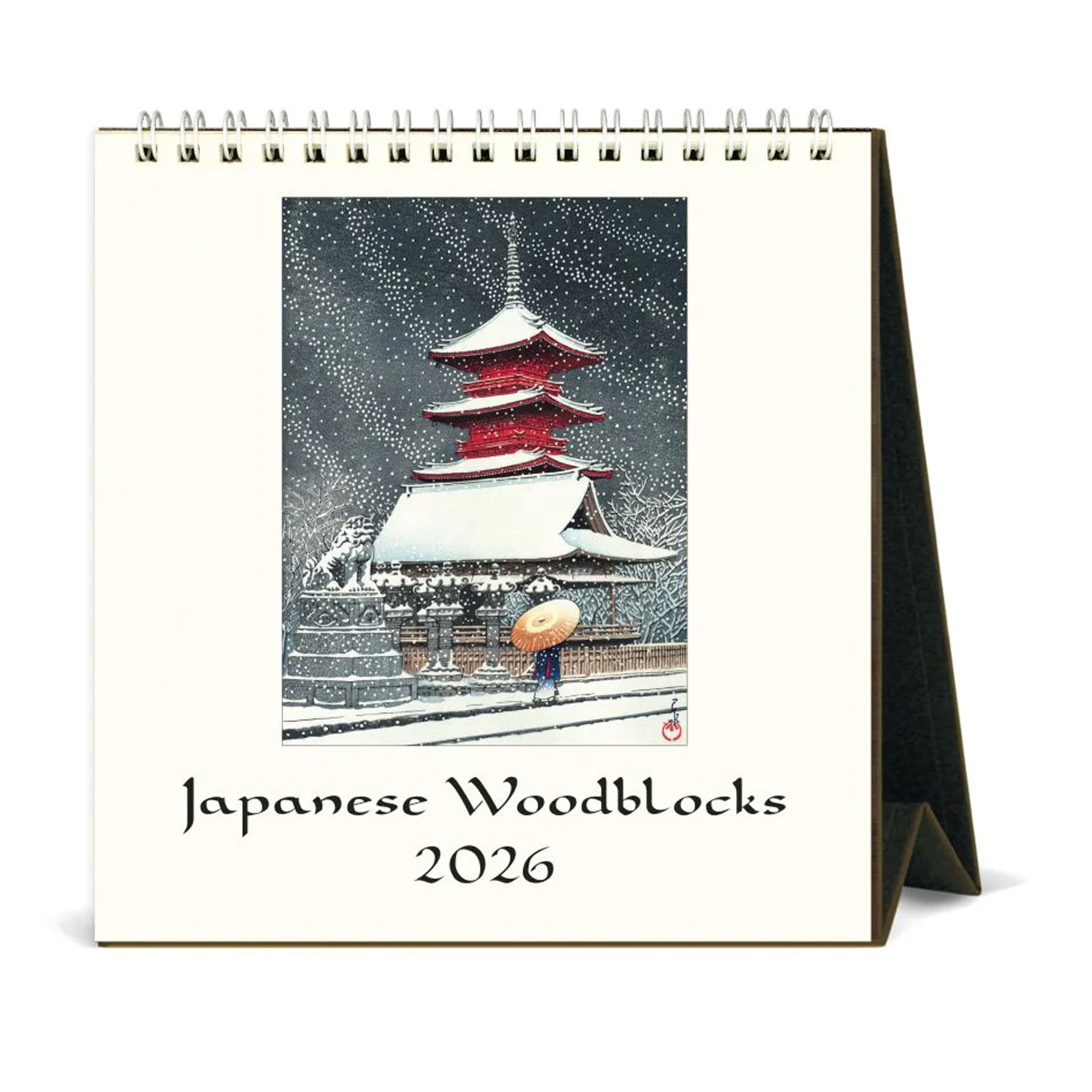 2026 Desk Calendar | Japanese Woodblocks | Cavallini & Co.