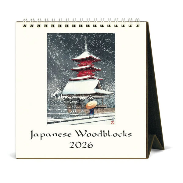 2026 Desk Calendar | Japanese Woodblocks | Cavallini & Co.