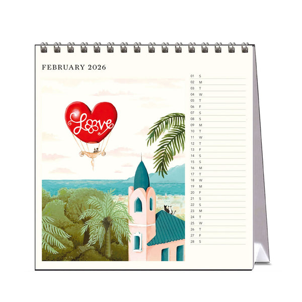 2026 Desk Calendar | JooJoo Paper | Vevoke