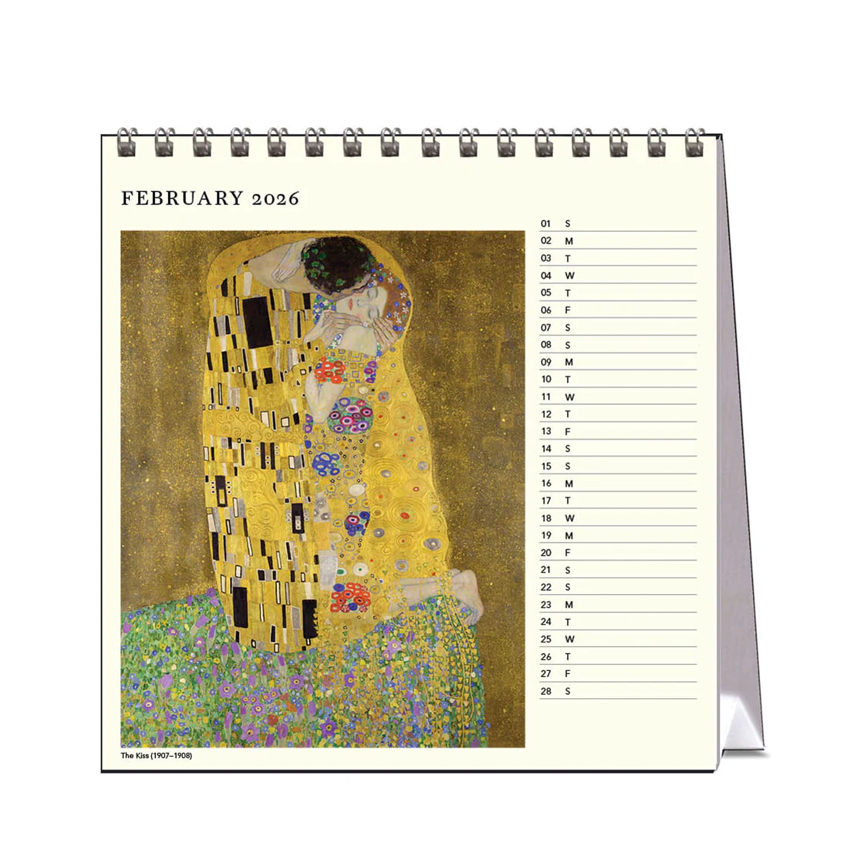 2026 Desk Calendar | Klimt | Vevoke