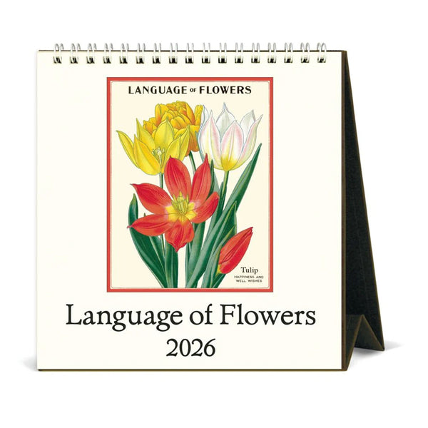 2026 Desk Calendar | Language Of Flowers | Cavallini & Co.