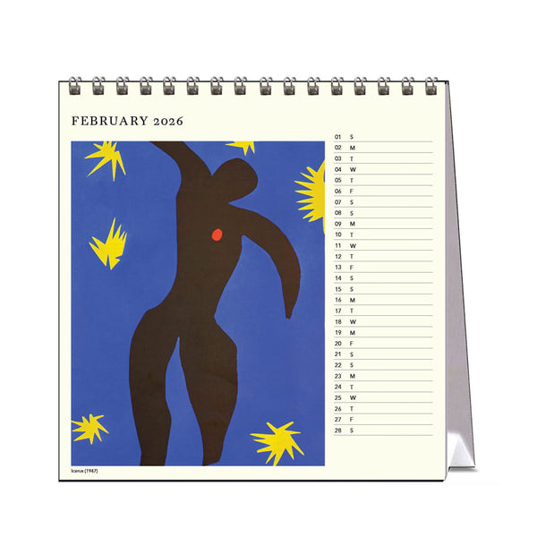 2026 Desk Calendar | Matisse | Vevoke