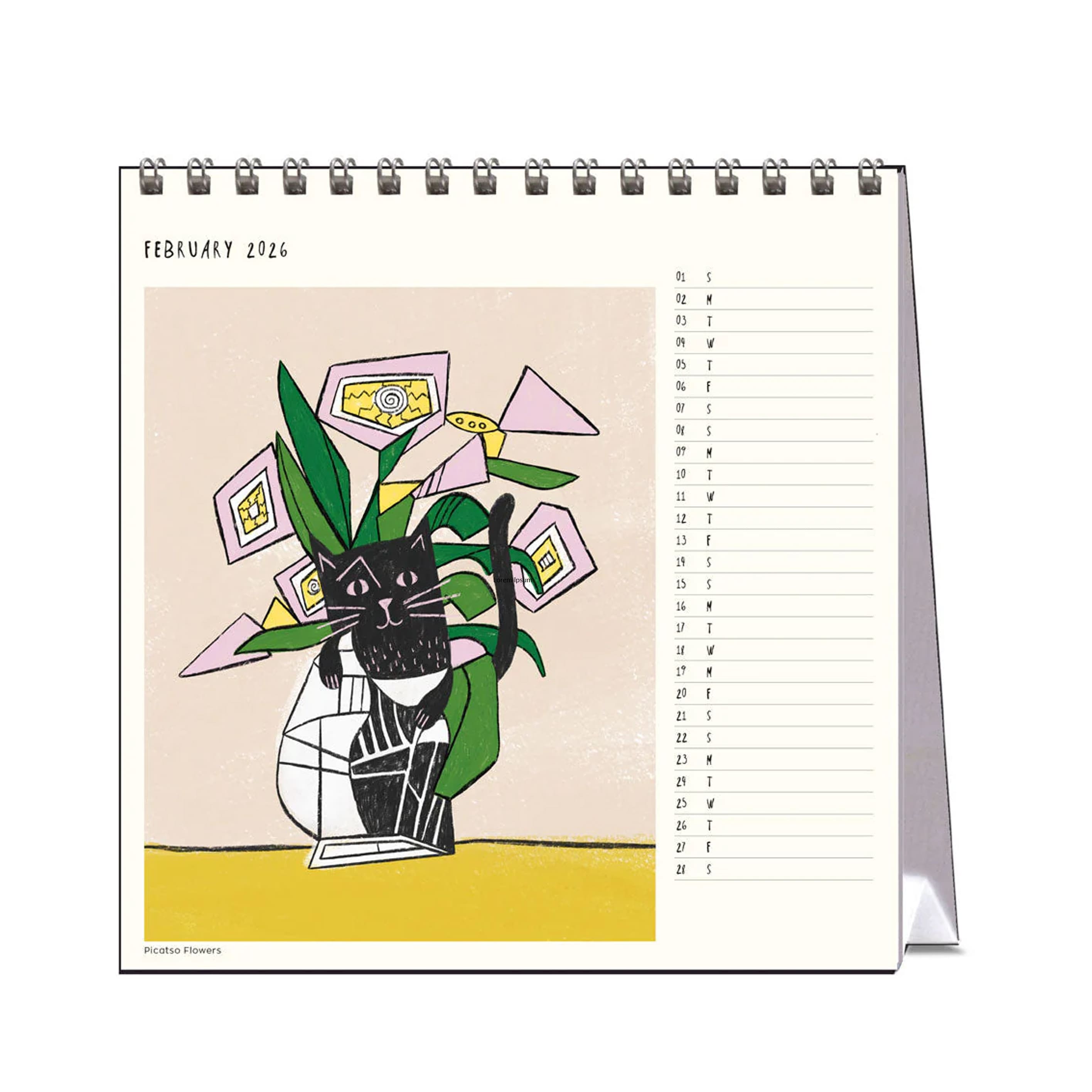 2026 Desk Calendar | Niaski | Vevoke