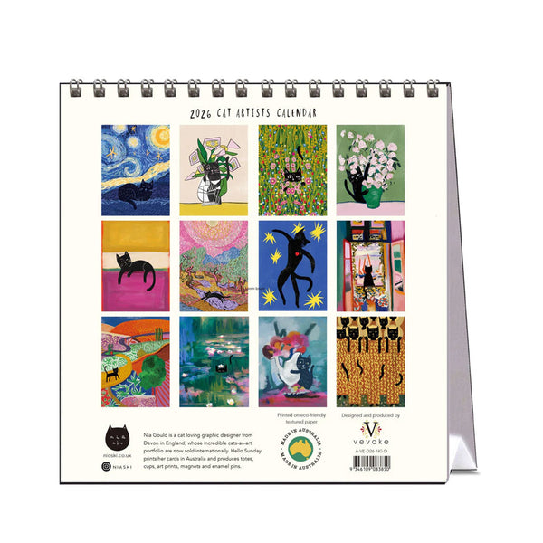 2026 Desk Calendar | Niaski | Vevoke