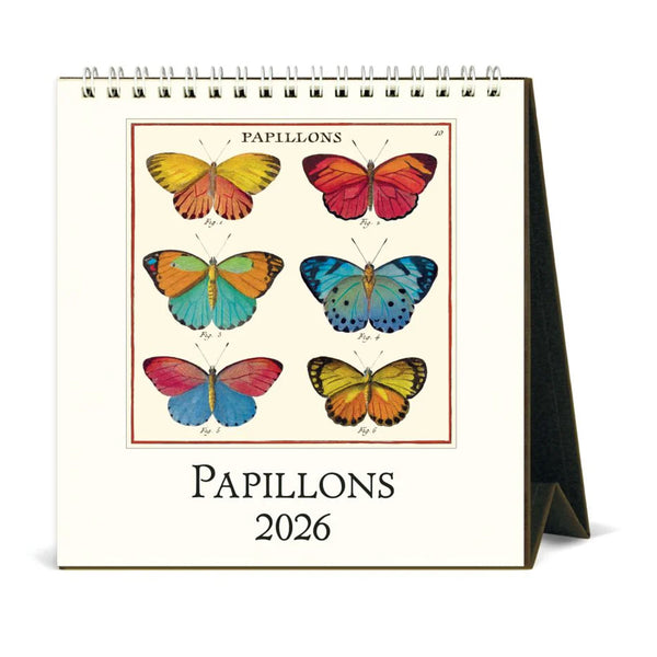 2026 Desk Calendar | Papillions | Cavallini & Co.