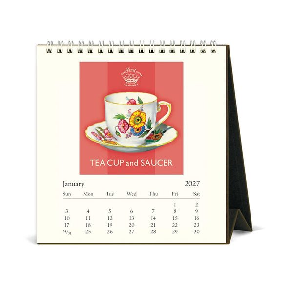 2027 Desk Calendar | Tea Time | Cavallini & Co.