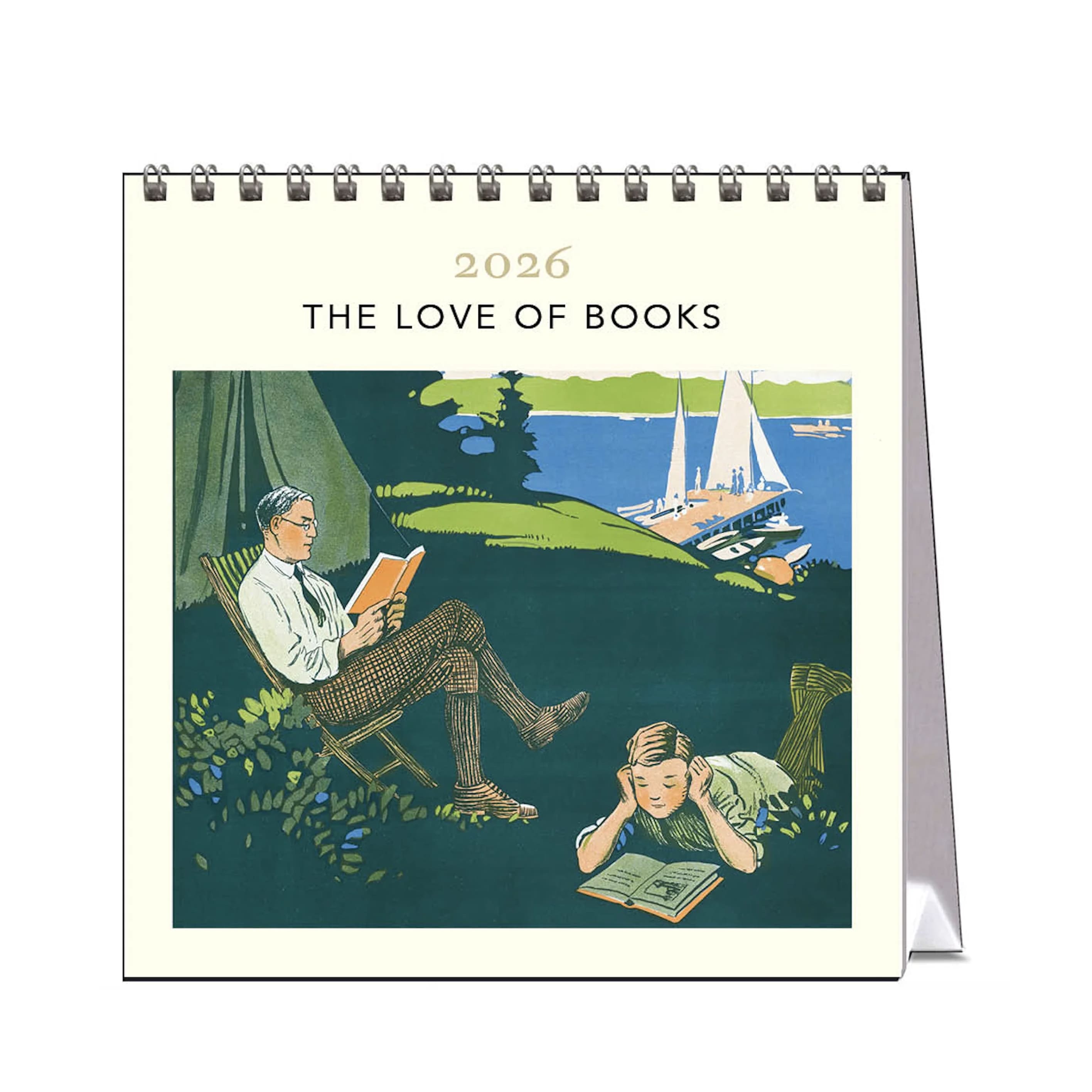 2026 Desk Calendar | The Love of Books | Vevoke